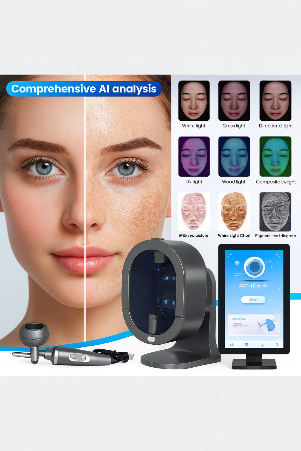 Skin and Hair AI Image Analyzer X5