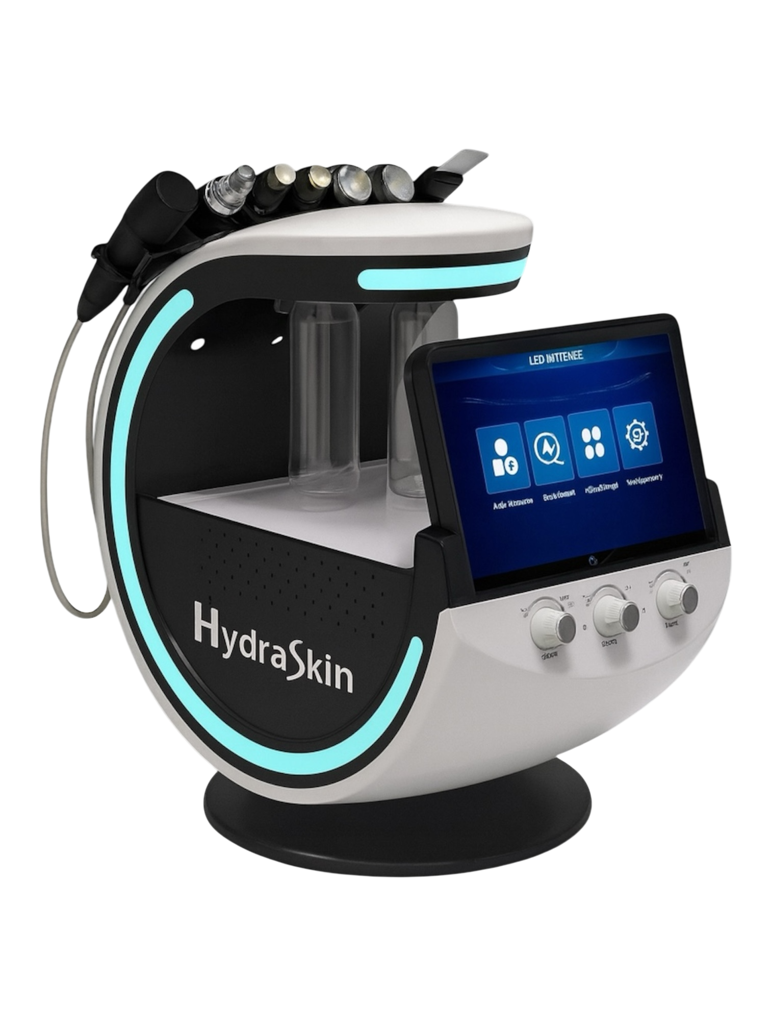 HydraSkin Microdermabrasion Ice Blue Skin Analyzer and Professional Care Advanced S